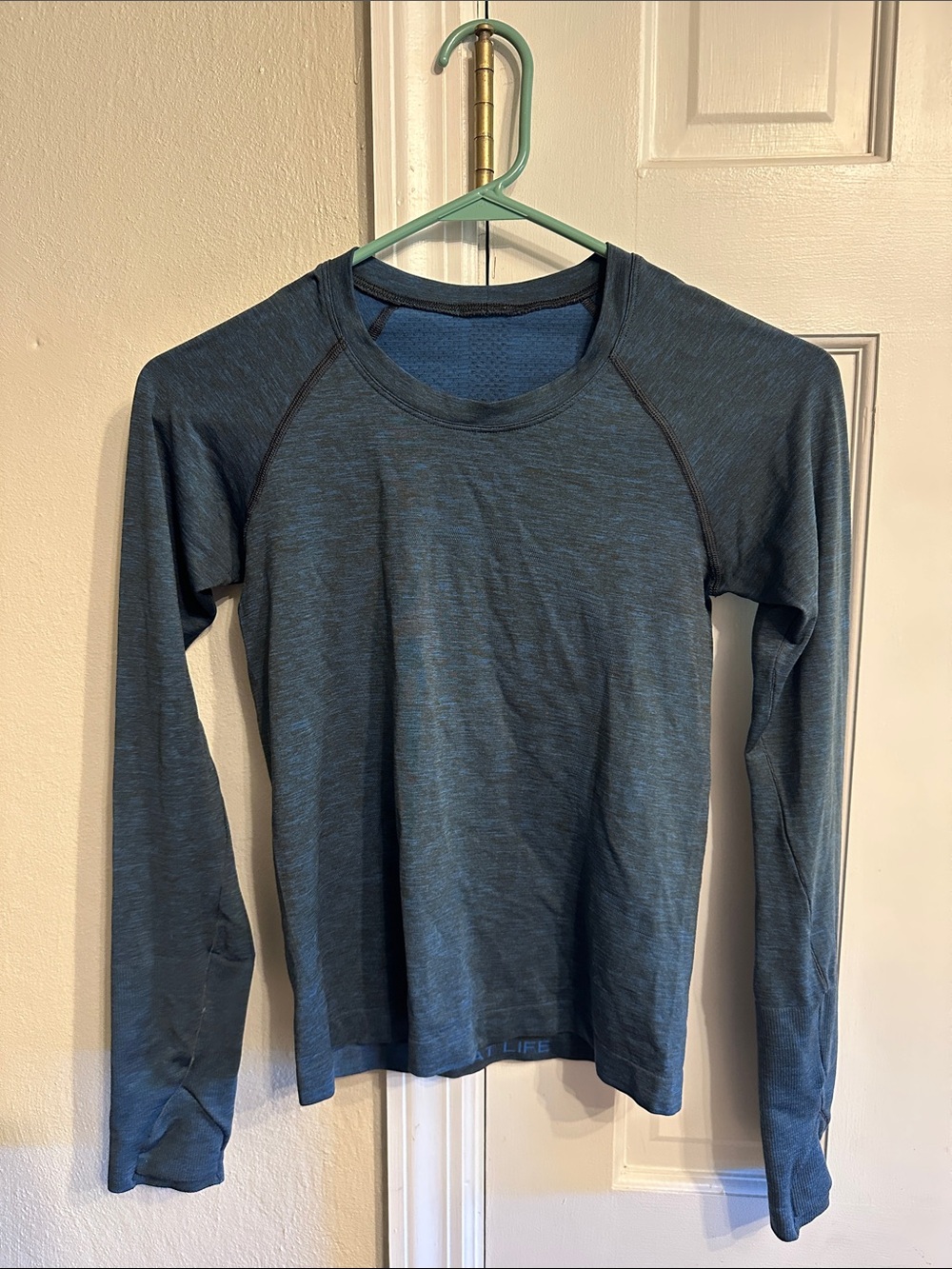 Lululemon, Blue Long-Sleeve Women’s Performance Top